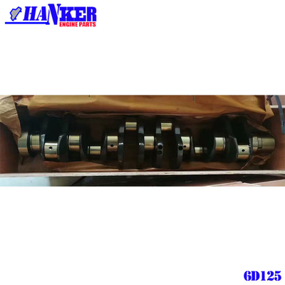 6D125 Diesel Engine Crankshaft 6151-31-1110 6151-35-1010 Aftermarket Spare Parts
