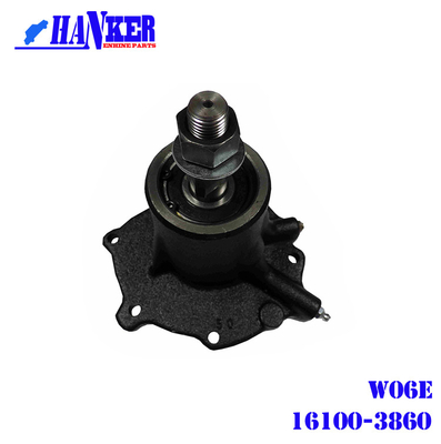 Pipe Belt Car Parts Diesel Engine W06E Cooling Water Pump 16100-3860