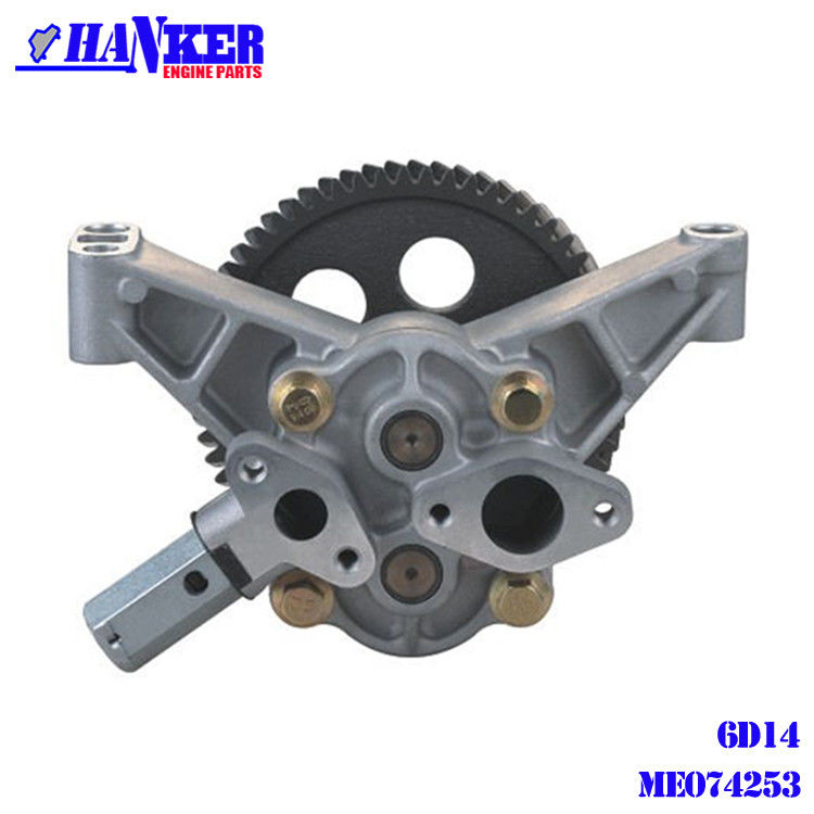 6D16 FUSO Engine Auto Oil Pump For Mitsubishi ME074253 With 59 Teeth